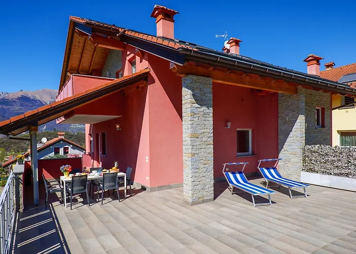 Rose Rossa Roselina Terrassen Og Colico